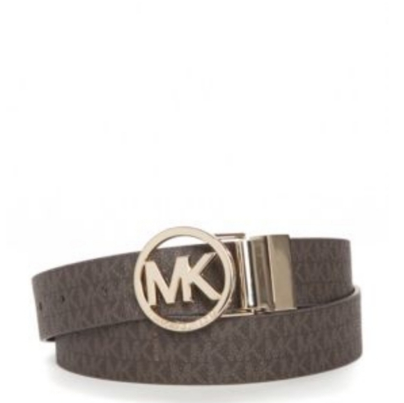 MICHAEL KORS BROWN REVERSIBLE BELT, Medium - Picture 1 of 4